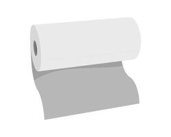 A minimalist illustration of a roll of paper, subtly suggesting concepts of cleanliness, freshness, or new beginnings. vector
