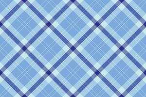 Serene blue and white plaid pattern, perfect for textile design, website backgrounds, or stationery. This calming, geometric design evokes feelings of tranquility and order. vector