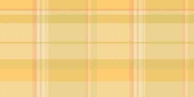 Subtle yellow and peach plaid pattern. Perfect for backgrounds, textile designs, or website templates. Evokes warmth, calmness, and a touch of rustic charm. vector