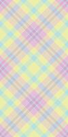 Vichy seamless check texture, equal textile tartan plaid. Skill background pattern fabric in lime and pale turquoise colors. vector