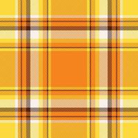 Vibrant yellow and orange plaid pattern. Perfect for textile design, fallthemed projects, or adding a warm, cheerful touch to any design. vector
