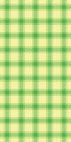 Rural background texture plaid, 1960s check textile tartan. Deluxe pattern fabric seamless in green and lime colors. vector
