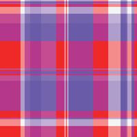 Colorful plaid pattern. Abstract textile design with intersecting lines and squares. Graphic resource for backgrounds, templates, and textures. vector