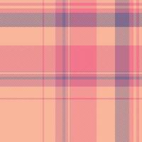 Soft, pastel tartan pattern with pink, coral, and purple hues. Ideal for backgrounds, textiles, or adding a cozy, comforting texture. Timeless and versatile design. vector