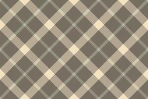 Elegant beige and brown plaid pattern. Subtle texture creates a sophisticated, timeless design perfect for textiles, websites, or branding. Evokes feelings of warmth, comfort, and classic style. vector