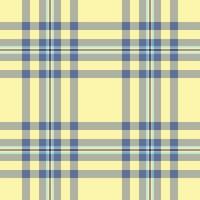 Elegant pastel yellow and blue plaid pattern. Perfect for textile design, website backgrounds, or scrapbooking projects. vector