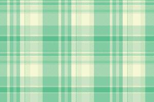 Checkered pattern tartan fabric, africa seamless textile check. Vertical background plaid texture in mint and green colors. vector