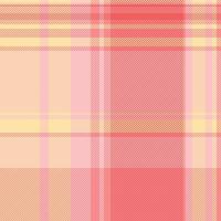 Soft pastel plaid pattern in peach, pink cream. Ideal for textile design, fashion, websites, branding. Evokes feelings of warmth, comfort, and gentle femininity. vector