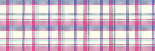 Pretty pastel pink, blue, and white plaid pattern. Perfect for textile designs, website backgrounds, or crafting projects. A cheerful and delicate texture, ideal for adding a touch of feminine charm. vector