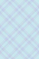 Soft pastel blue and lavender plaid pattern. Ideal for backgrounds, textiles, and stationery. Subtle texture evokes feelings of calmness and serenity. Versatile design for a variety of projects. vector