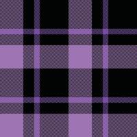 Classic plaid pattern in shades of purple and black. Versatile for backgrounds, textiles, or design elements. Adds a touch of vintage or modern style. vector