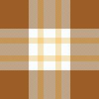 Elegant autumnal plaid pattern in warm browns and creams. Perfect for fallthemed designs, textiles, or website backgrounds. This versatile image evokes feelings of comfort and warmth. vector
