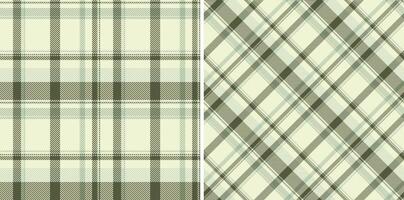 Classic plaid patterns. Two variations offer versatile texture visual interest. Perfect for backgrounds, textiles, or graphic design. Timeless aesthetic. vector