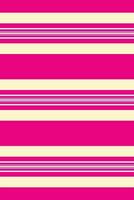 1960s vertical stripe seamless, sensual background fabric lines. Lined pattern textile texture in mexican pink and lemon chiffon colors. vector