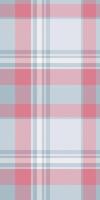 Elegant pastel plaid pattern in soft pink, blue, and white. Perfect for textile design, website backgrounds, or crafting projects. vector
