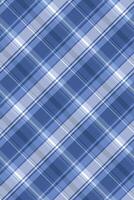 Elegant diagonal plaid pattern in calming shades of blue and white. Perfect for textile design, website backgrounds, or adding a touch of sophisticated texture to your projects. vector