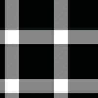 Classic monochrome plaid pattern in black, white and gray. Versatile, seamless repeat. Ideal for backgrounds, textiles, fashion, or graphic design. vector
