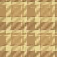 Elegant beige and brown plaid pattern. Perfect for autumnal designs, textile projects, or website backgrounds. This subtle yet sophisticated texture evokes warmth and comfort. vector