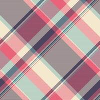 Mockup texture check, purity background pattern textile. Checks seamless fabric tartan plaid in light and pastel colors. vector