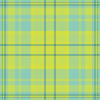Vibrant lime green and teal plaid pattern. Perfect for textile design, website backgrounds, or fashion projects. This cheerful, seamless texture evokes feelings of freshness and summer. vector
