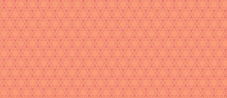 Subtle coral geometric pattern, ideal for backgrounds, textiles, or website design. The intricate repeating design offers a sophisticated yet calming aesthetic. vector