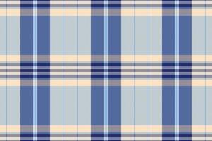 Classic blue and cream plaid pattern. Perfect for textile design, website backgrounds, or crafting projects. This versatile image evokes feelings of calmness and sophistication. vector