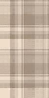 Subtle neutral plaid pattern in beige and cream tones. Perfect for textile design, fashion, home decor, and branding. Evokes feelings of warmth, comfort, and understated elegance. vector