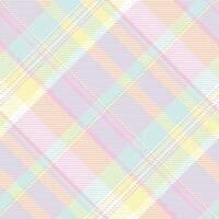 Pastel plaid pattern. A soft, colorful abstract design with a classic tartan feel. Use for backgrounds, textiles, or a spring themed creative project. vector