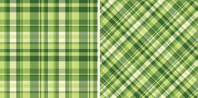 Elegant green plaid patterns. Classic textile design. Perfect for backgrounds, fabrics, or themed projects. Versatile texture, traditional style, cozy vibes. vector
