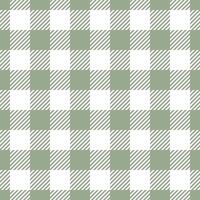 Elegant sage green and white gingham pattern. Perfect for textile design, website backgrounds, or crafting projects. vector