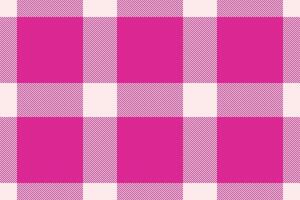 Vibrant pink and white buffalo plaid pattern. Perfect for textile designs, website backgrounds, or crafting projects. This bold, graphic image evokes feelings of energy and fun. vector