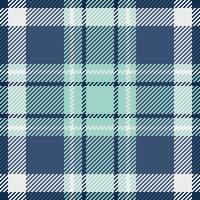 Seamless teal and navy plaid pattern. Perfect for textile design, apparel, or website backgrounds. Classic yet modern, this versatile design evokes feelings of comfort and style. vector