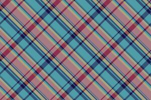 Trendy tartan pattern with blue, red, and beige tones. Textile design for fashion, interiors, or backgrounds. Classic style with a modern color palette. vector