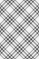 Page plaid textile, best check seamless fabric. Asymmetric texture background tartan pattern in white and grey colors. vector