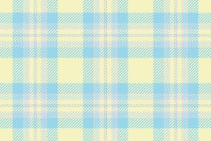 Pastel plaid pattern in soft yellow, light blue, and pink. Ideal for textile design, stationery, branding, and website backgrounds. Evokes feelings of gentleness, serenity, and spring. vector