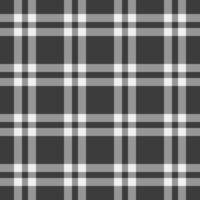 Monochrome plaid pattern with horizontal vertical lines creating classic checks. Use for backgrounds, textiles, design layouts. Versatile texture. vector