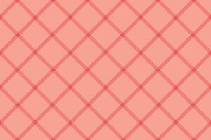 Subtle coral pink crisscross plaid pattern. Perfect for backgrounds, textiles, and branding. vector