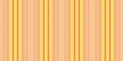Lalftone stripe lines textile, customizable seamless texture. Keminine pattern fabric background vertical in amber and red colors. vector