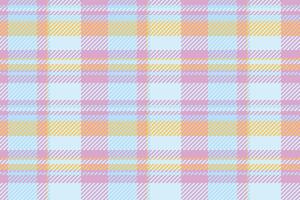 Sweet pastel plaid pattern. Soft, delicate colors create a gentle, feminine design. Ideal for textile projects, website backgrounds, or stationery. Evokes feelings of calm and tranquility. vector