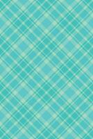 Seamless aqua and mint green plaid pattern. Perfect for textile design, wallpaper, or web backgrounds. This vibrant, geometric texture evokes feelings of freshness and tranquility. vector