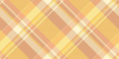 Warm plaid pattern with intersecting stripes. A versatile backdrop for designs needing a cozy, comforting feel. Ideal for textiles, backgrounds, or designs. vector