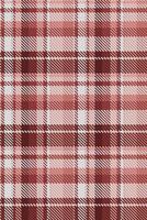 Hat texture pattern, form plaid textile check. Factory background seamless tartan fabric in red and gainsboro colors. vector