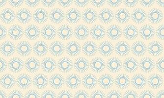 Elegant light blue sunburst pattern on a cream background. Perfect for textile design, wallpaper, packaging, or website backgrounds. Repeatable design conveys optimism and warmth. vector