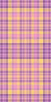 Italian check seamless texture, gorgeous tartan textile fabric. Horizontal background plaid pattern in purple and pink colors. vector