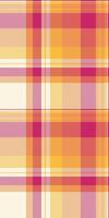 Vibrant autumnal plaid pattern in warm oranges, pinks, and creamy whites. Perfect for textile design, fallthemed projects, or adding a touch of rustic charm to your work. vector
