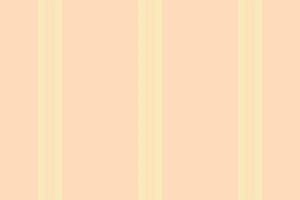 Order textile seamless, indian lines stripe fabric. Multicoloured texture background pattern vertical in light and peach puff colors. vector