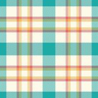 Vibrant pastel plaid pattern. Perfect for textile designs, website backgrounds, or crafting projects. This cheerful, seamless texture evokes feelings of warmth and comfort. vector