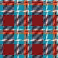 Vibrant teal, burnt orange, and maroon plaid pattern. Perfect for textile design, apparel, website backgrounds, or autumnthemed projects. This bold, seamless texture evokes warmth and style. vector