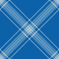 Classic tartan pattern in shades of blue and beige. A timeless design perfect for backgrounds, textiles, or graphic projects. Evokes tradition, comfort, and style. vector