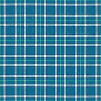 Flooring seamless fabric background, bandanna texture check . Dog tooth textile pattern tartan plaid in cyan and white colors. vector